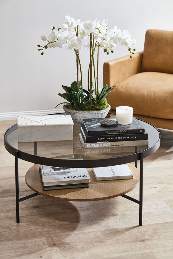 45 Best Coffee Table Centerpiece Ideas You'll Love 139 45 Best Coffee Table Centerpiece Ideas You'll Love Table Centerpiece Ideas