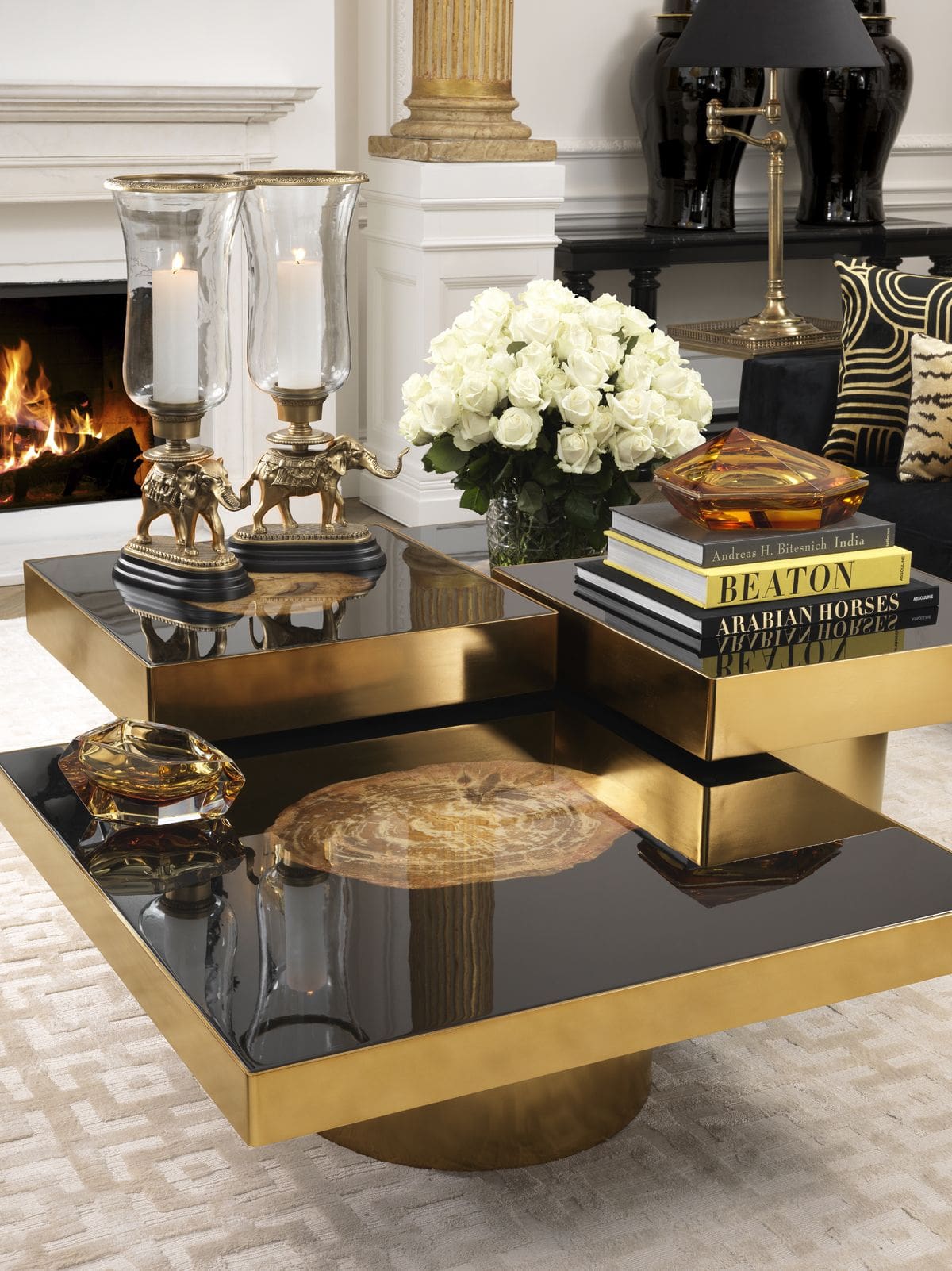 45 Best Coffee Table Centerpiece Ideas You'll Love 130 45 Best Coffee Table Centerpiece Ideas You'll Love Table Centerpiece Ideas