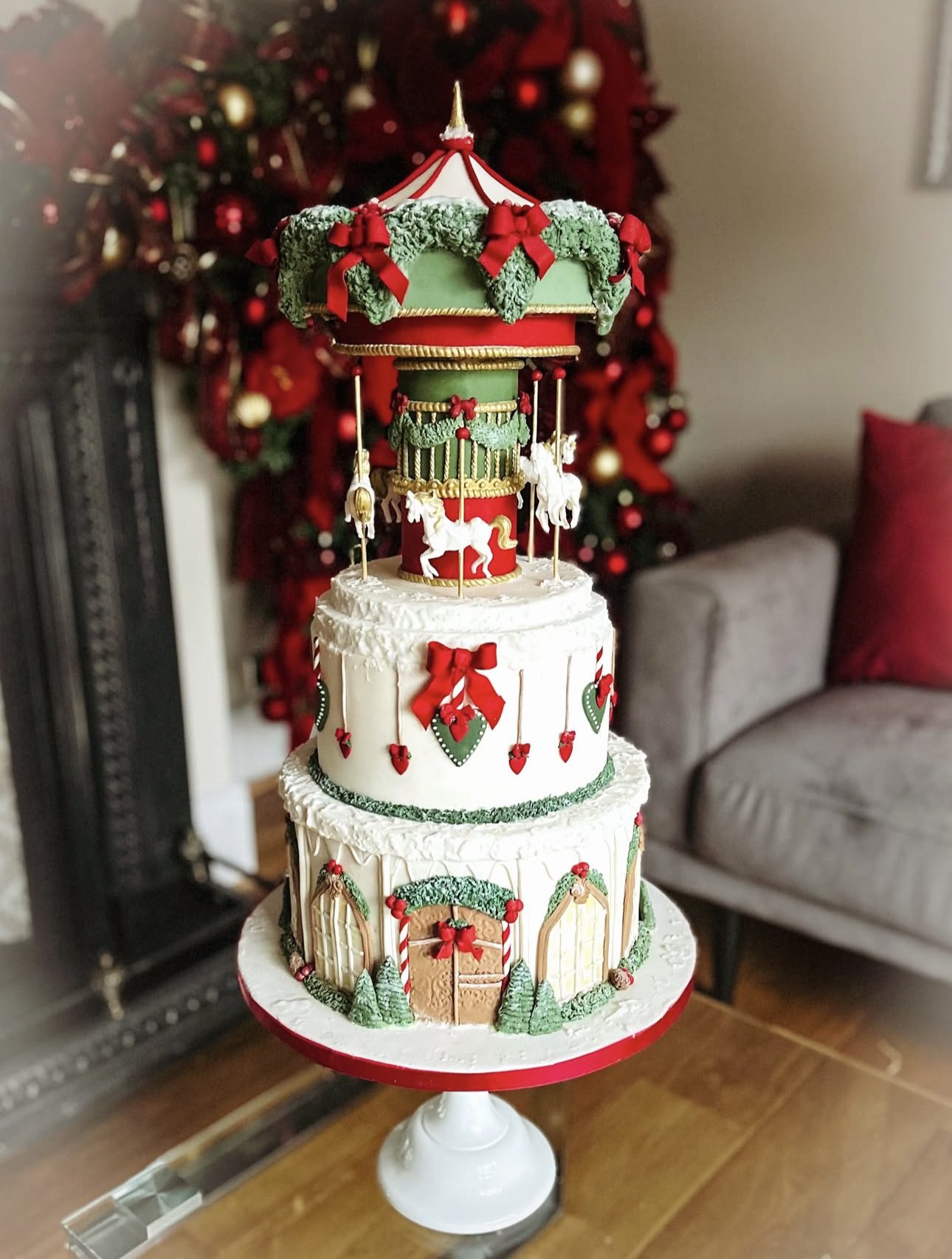 25 Creative Christmas Cake Ideas That’ll Wow Your Guests 61 25 Creative Christmas Cake Ideas That’ll Wow Your Guests Christmas Cake IdeasIMG 9900 Christmas Cake Ideas