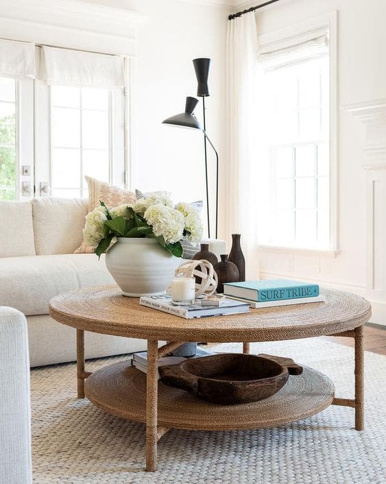 45 Best Coffee Table Centerpiece Ideas You'll Love 141 45 Best Coffee Table Centerpiece Ideas You'll Love Table Centerpiece Ideas