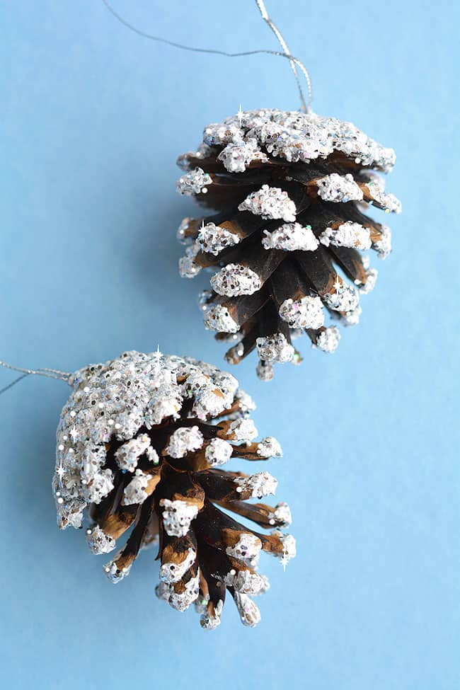 32 Best Winter Craft Ideas for Adults to Try This Season 93 32 Best Winter Craft Ideas for Adults to Try This Season Frosted Pinecones 1 Winter Craft Ideas for Adults