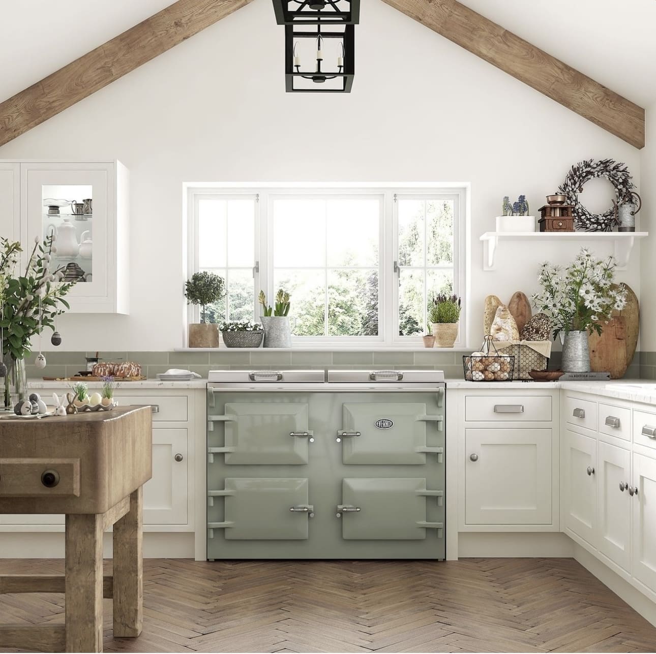 34 Beautiful Sage Green Kitchen Design Ideas to Inspire You 20 34 Beautiful Sage Green Kitchen Design Ideas to Inspire You A Pop Of Sage Green