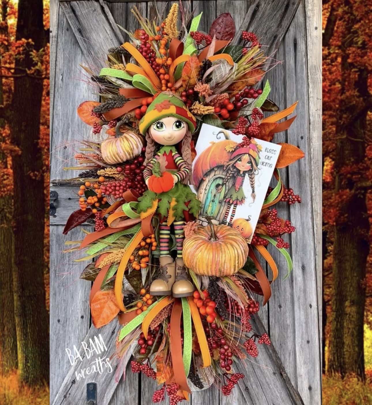 22 Best DIY Fall Wreath Ideas to Warm Up Your Front Door 61 22 Best DIY Fall Wreath Ideas to Warm Up Your Front Door IMG 1284 DIY Fall Wreath Ideas