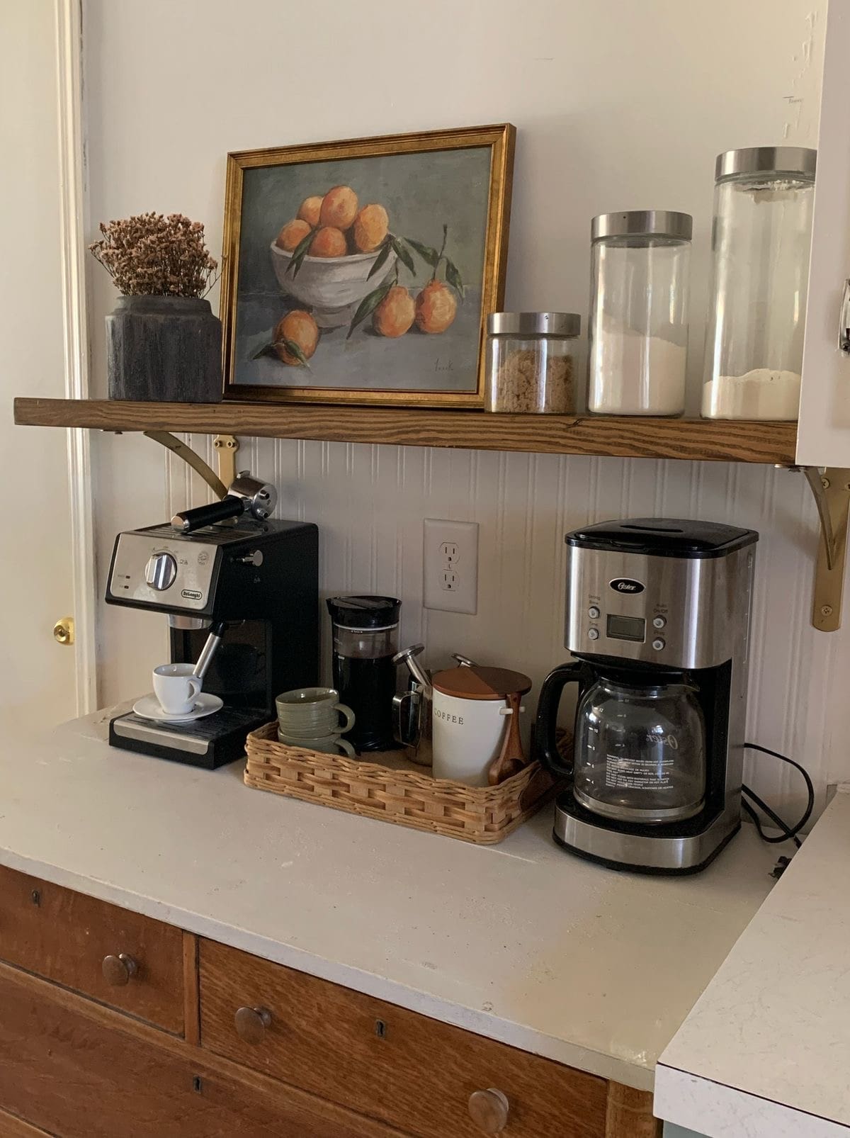 32 Genius Kitchen Counter Coffee Bar Ideas You'll Love 82 32 Genius Kitchen Counter Coffee Bar Ideas You'll Love IMG 3002 Kitchen Counter Coffee Bar ideas
