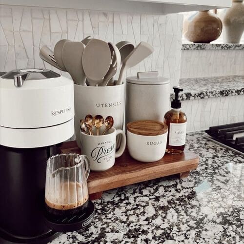 32 Genius Kitchen Counter Coffee Bar Ideas You'll Love 68 32 Genius Kitchen Counter Coffee Bar Ideas You'll Love IMG 3033 Kitchen Counter Coffee Bar ideas