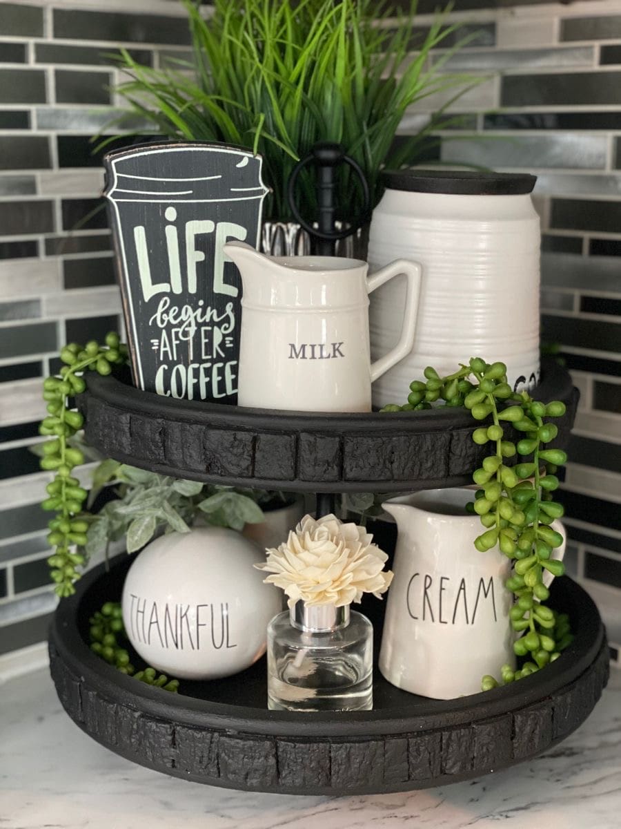 27 Tiered Tray Coffee Bar Ideas Perfect for Small Spaces 74 27 Tiered Tray Coffee Bar Ideas Perfect for Small Spaces IMG 3603 Tiered Tray Coffee Bar Ideas