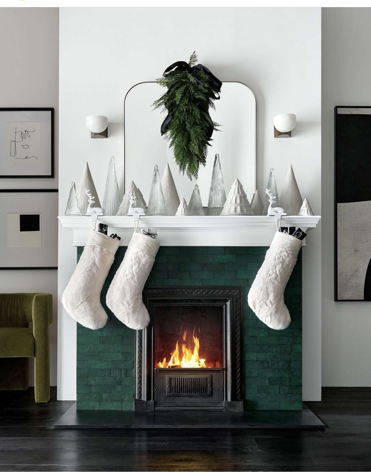 40+ Elegant Christmas Mantel Decor Ideas 18 40+ Elegant Christmas Mantel Decor Ideas IMG 4936 Christmas Mantel Decor