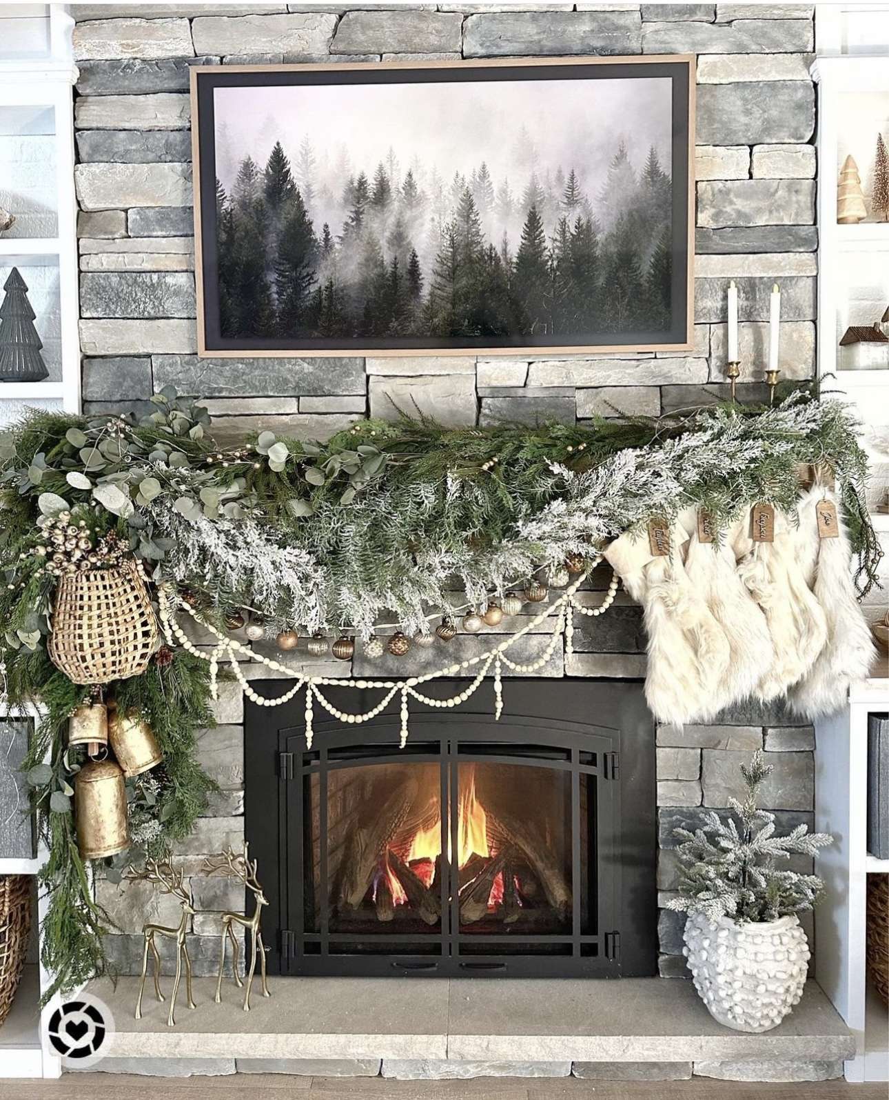 40+ Elegant Christmas Mantel Decor Ideas 12 40+ Elegant Christmas Mantel Decor Ideas IMG 4939 Christmas Mantel Decor