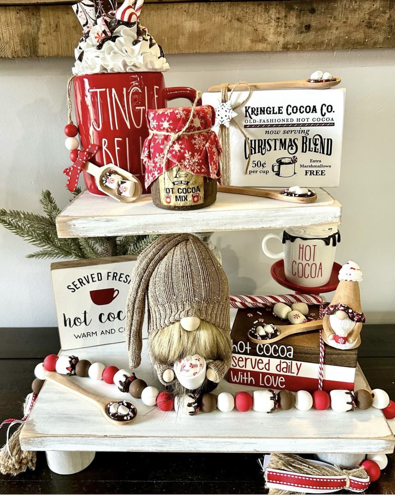 28 Christmas Tiered Tray Ideas for a Festive Display 77 28 Christmas Tiered Tray Ideas for a Festive Display IMG 6976 Christmas Tiered Tray Ideas