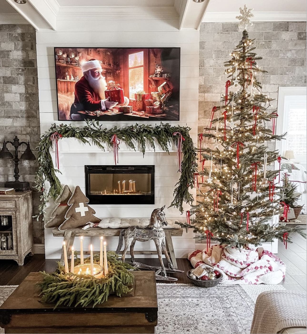 30 Best Christmas Living Room Decor Ideas to Inspire You 74 30 Best Christmas Living Room Decor Ideas to Inspire You IMG 7212 Christmas Living Room Decor Ideas