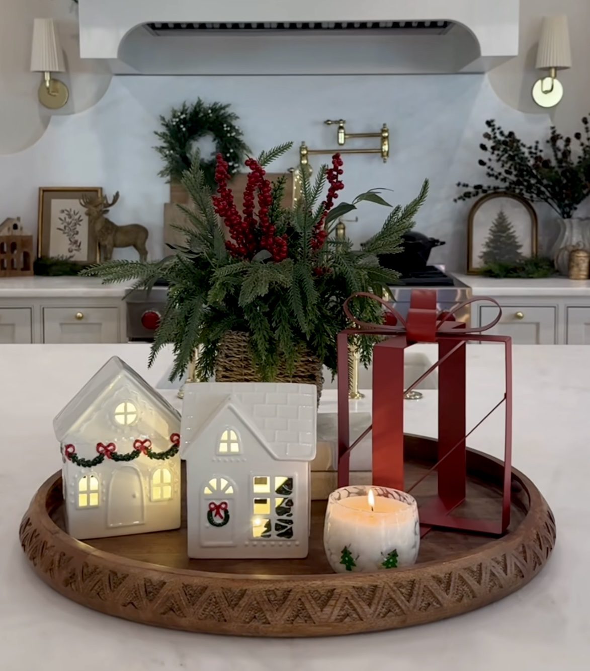 24 Best Christmas Tray Decor Ideas You'll Love 73 24 Best Christmas Tray Decor Ideas You'll Love IMG 9292 Christmas Tray Decor Ideas