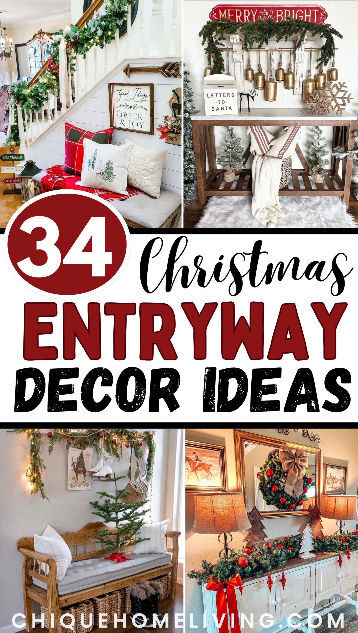 34 Inviting Christmas Entryway Decor Ideas 71 34 Inviting Christmas Entryway Decor Ideas Medium Pin Templates 564 x 997 px 4 copy 9 scaled Christmas Entryway Decor