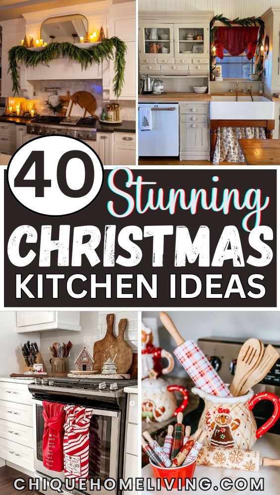40 Christmas Kitchen Decor Ideas to Bring in the Holiday Spirit 83 40 Christmas Kitchen Decor Ideas to Bring in the Holiday Spirit Medium Pin Templates 564 x 997 px 9 copy 11 christmas kitchen decor ideas
