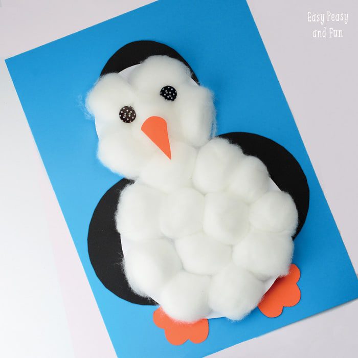 24 Easy & Fun Winter Crafts for Kids of All Ages 67 24 Easy & Fun Winter Crafts for Kids of All Ages Penguin Craft 1 Winter Crafts for Kids