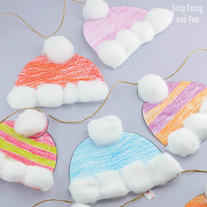 24 Easy & Fun Winter Crafts for Kids of All Ages 72 24 Easy & Fun Winter Crafts for Kids of All Ages Simple Winter Hat Craft for Kids 1 1 Winter Crafts for Kids
