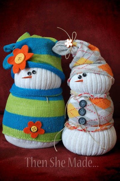 24 Easy & Fun Winter Crafts for Kids of All Ages 58 24 Easy & Fun Winter Crafts for Kids of All Ages Snowmen Sock Winter Crafts for Kids
