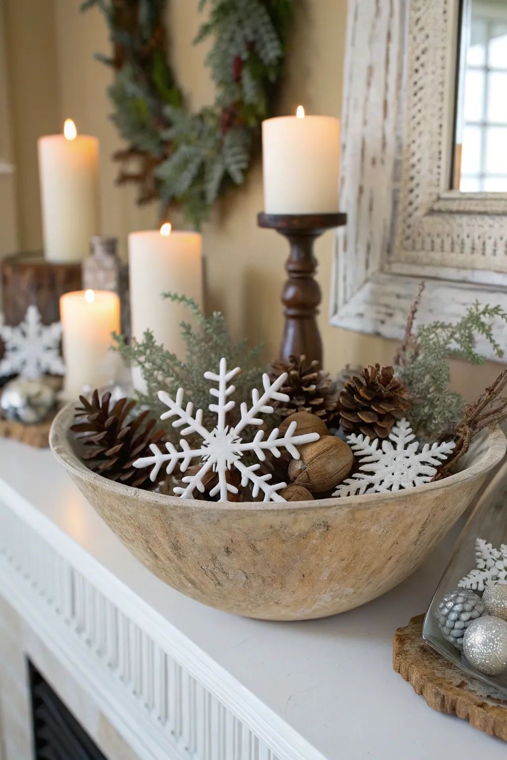 24 Winter Dough Bowl Decor Ideas to Cozy Up Your Home 53 24 Winter Dough Bowl Decor Ideas to Cozy Up Your Home winter dough bowlIMG 0718 Winter Dough Bowl