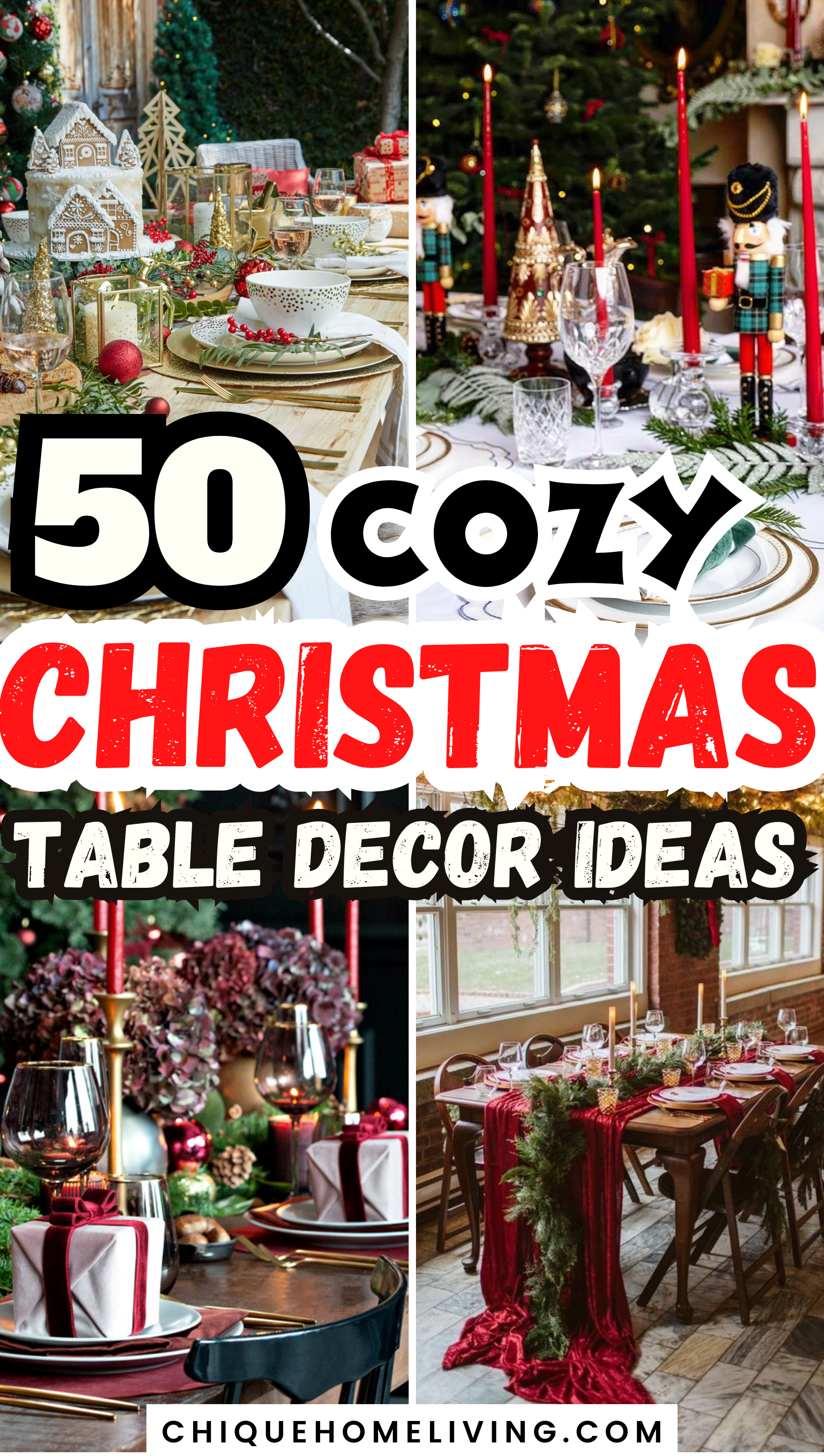 50+ Elegant Christmas Table Decor Ideas to Inspire You 105 50+ Elegant Christmas Table Decor Ideas to Inspire You christmas table decor ideasMP 1 Christmas Table Decor