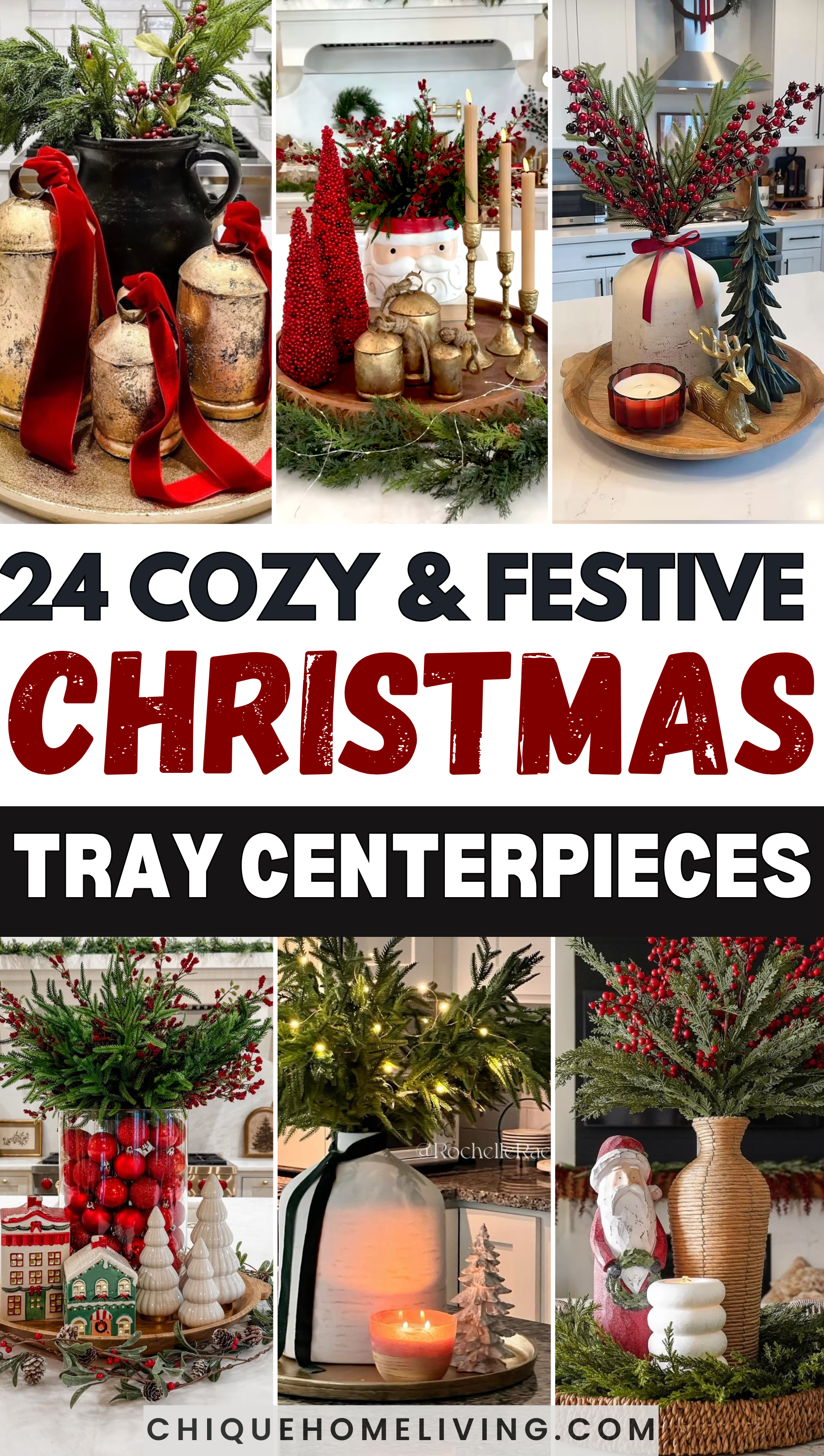 24 Best Christmas Tray Decor Ideas You'll Love 51 24 Best Christmas Tray Decor Ideas You'll Love Christmas tray decor Christmas decor ideasMP 4 Christmas Tray Decor Ideas