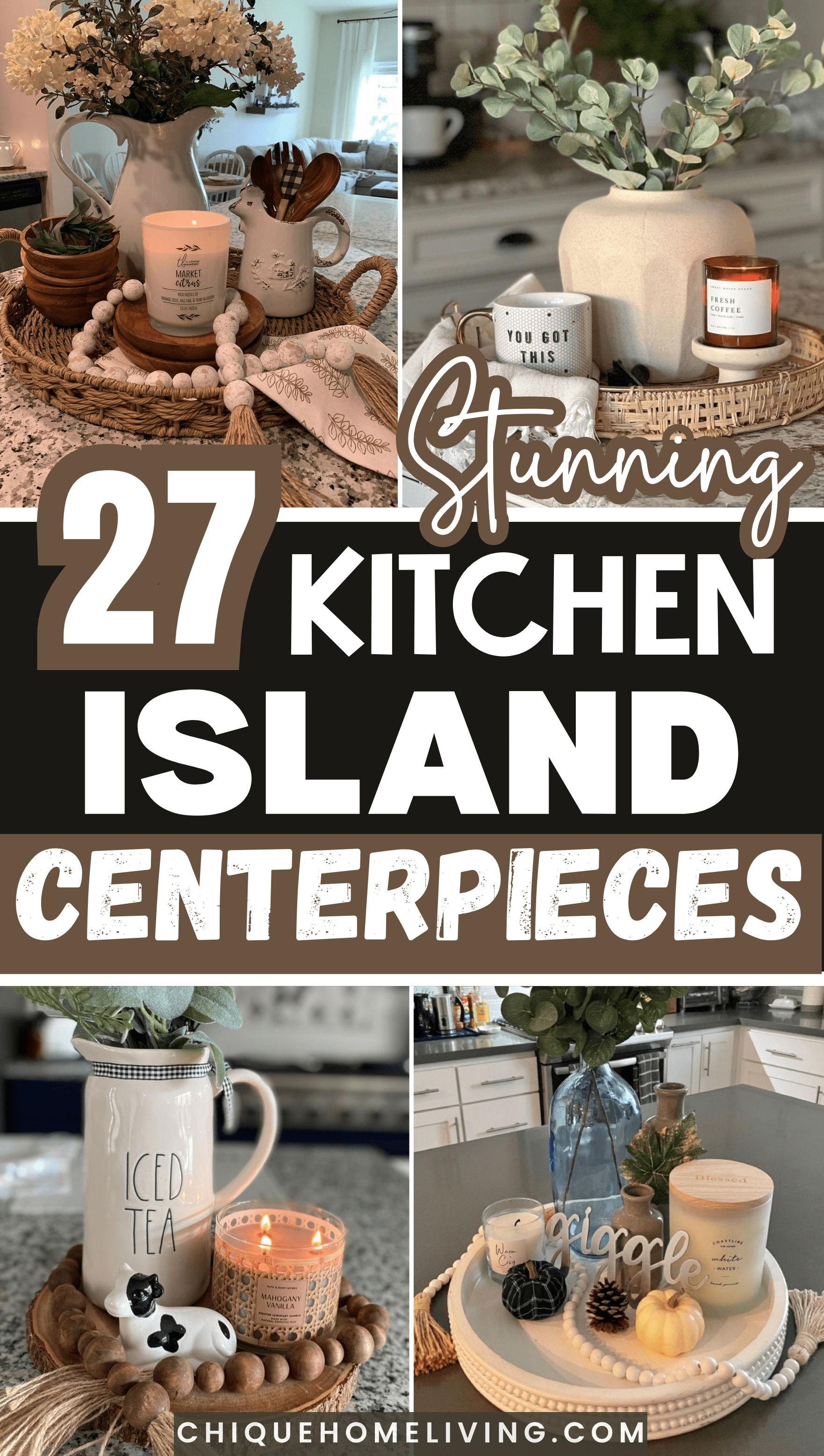 27 Stunning Kitchen Island Centerpiece Ideas 57 27 Stunning Kitchen Island Centerpiece Ideas kitchen island centerpiece Kitchen Island Centerpiece Ideas