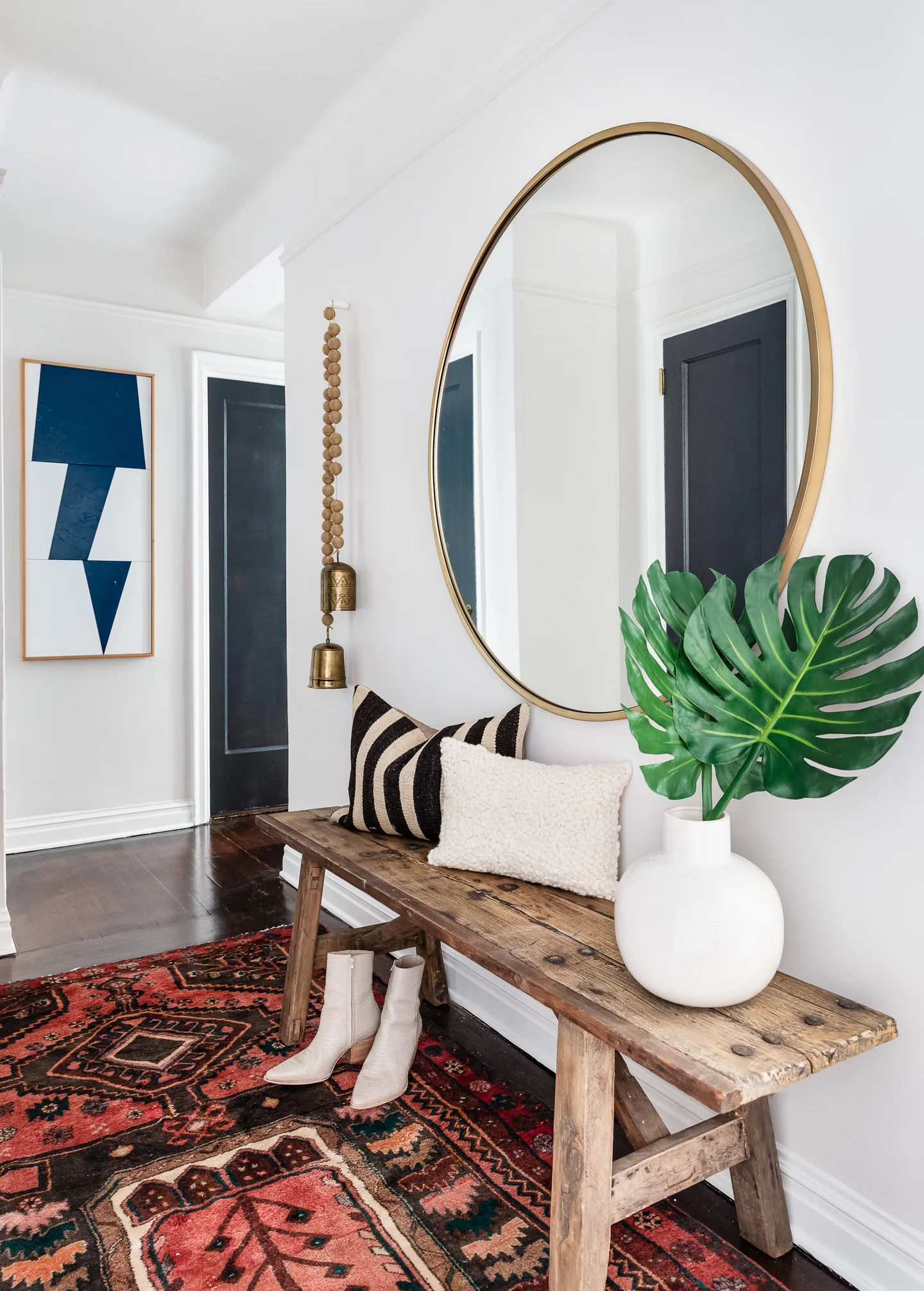 45 Modern and Elegant Entryway Table Decor Ideas 46 45 Modern and Elegant Entryway Table Decor Ideas FEATURED Lori Paranjape Upper East Side Project 20181129 4 Entryway Table Decor