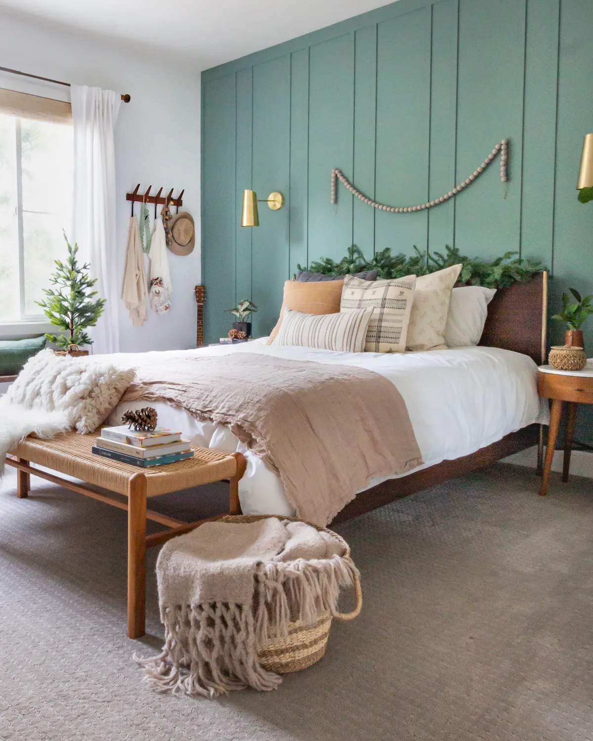 45 Elegant Sage Green Bedroom Ideas for a Soothing Ambiance 111 45 Elegant Sage Green Bedroom Ideas for a Soothing Ambiance Bohemian Sage Green Bedroom